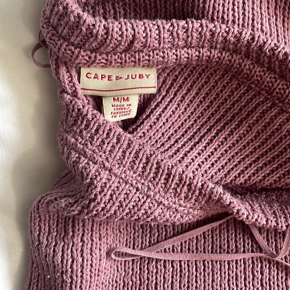 Cropped mauve sweater - Picture 5 of 5